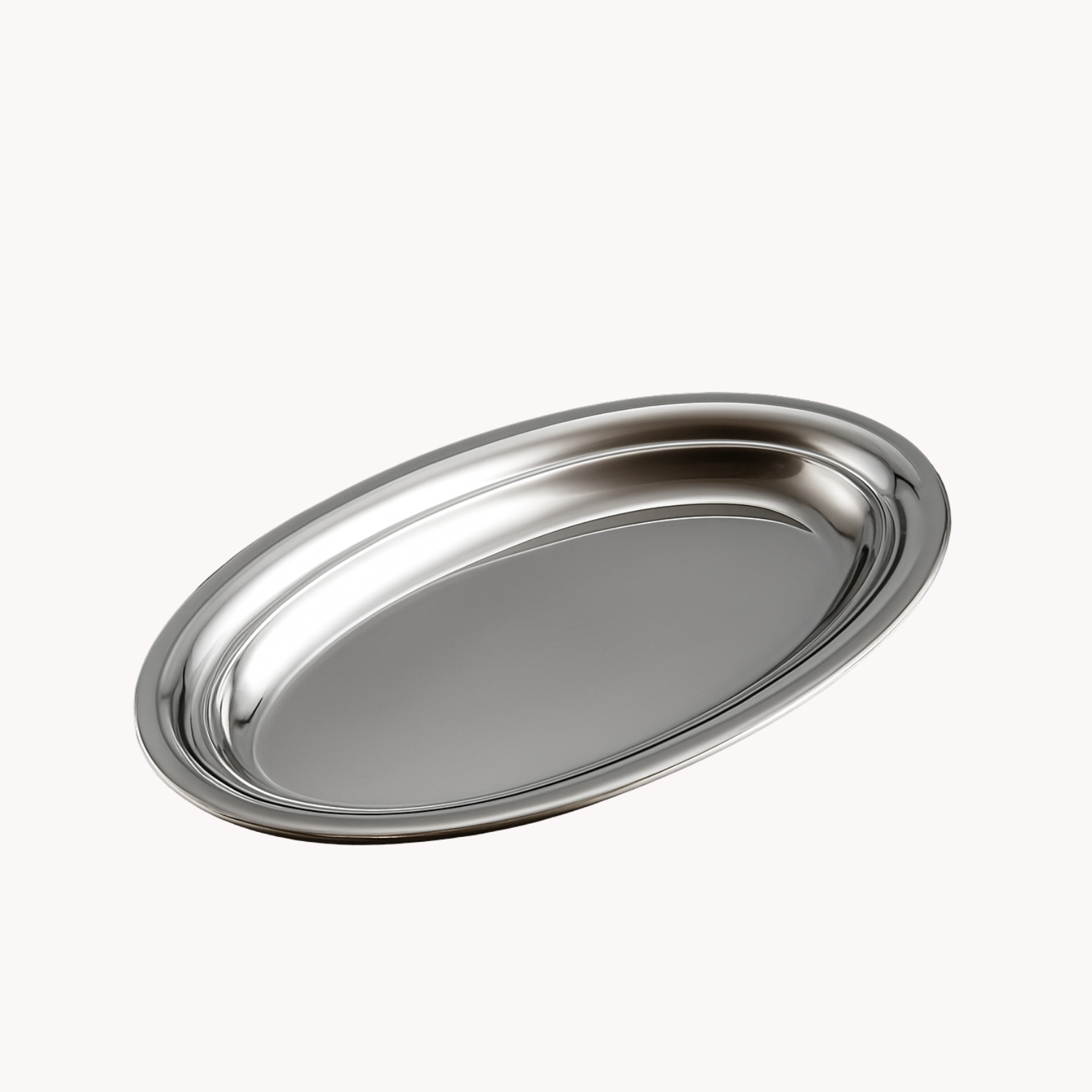 Silver Oval Tray